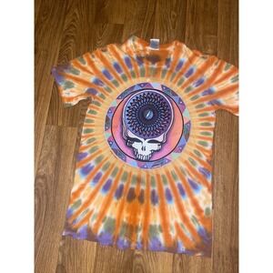 Vintage 90s Grateful Dead Tie Dye Vegas Portland Seattle 1995 Shirt Mens S